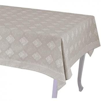 Tischdecke VACCHETTI Beige Brokat (Venedig), rechteckig 140 × 180 cm