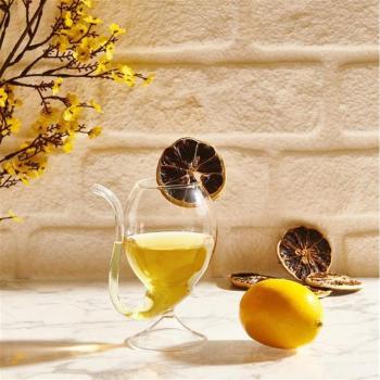 Mercan 300ml Glass Mug with Straw