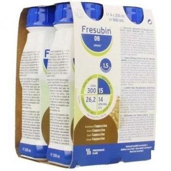 Fresubin DB Bebida Sabor Cappuccino 4x200ml