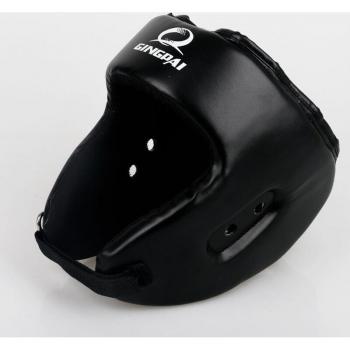 Protector de Cabeza Rojo Negro para Boxeo y Kickboxing