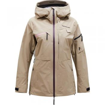 Peak Performance Alpine Hardshell Jacke für Frauen – GORE‑TEX®, Avid Beige