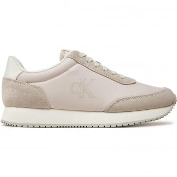 Calvin Klein Tênis Feminino YW0YW01615 Runner Laceup 0KC Lilac Ash-Eggshell