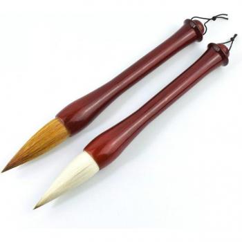 Stylo brosse de cheveux belette trémie