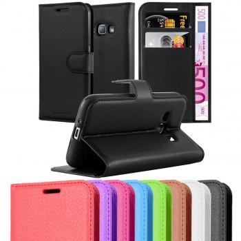 Funda Tarjetero Violeta para Samsung Galaxy J1 2016