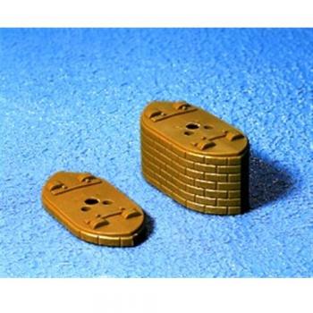 Piloni per ponte in plastica 5 mm