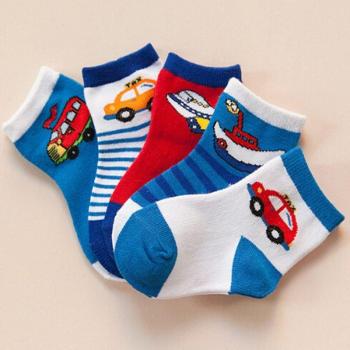 Weiche Baumwolle: Frühlings‑Herbst Socken Set für Jungs
