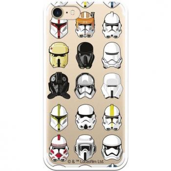 Funda iPhone 7 Star Wars Patrón Cascos