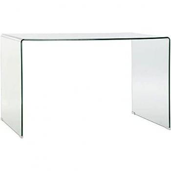 Bureau élégant en verre 125 x 70 x 74 cm