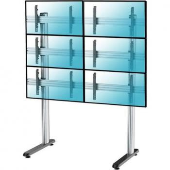 Système d’ancrage Kimex 6 écrans TV 45-55 VESA 600x400 (max 50 kg)