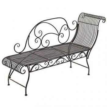 Panchina da Giardino in Metallo Bronzo Karma