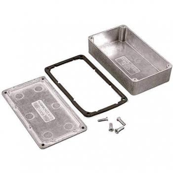 Hammond 1550WJBK Aluminium-Gehäuse für Elektronikzubehör Schwarz