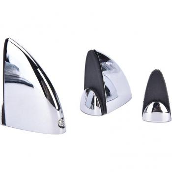 Support d'étagère en zinc réglable pour étagères en verre et bois, 3 tailles, clip de fixation en acier inoxydable