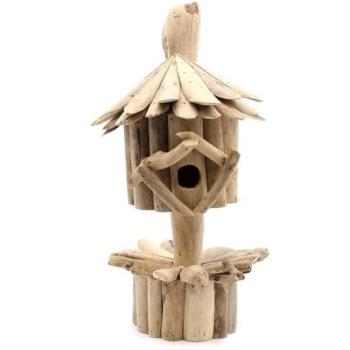 Vintage Driftwood Bird Habitat