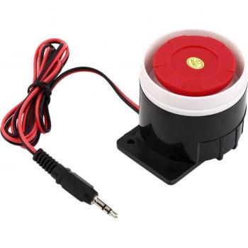 Ear Piercing Wired Siren Alarm 12V Home Security