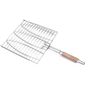 Panier à poisson pour barbecue antiadhésif