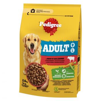 Pedigree Adult Runder & Plantaardig Droogvoer 2,6 kg (per portie)