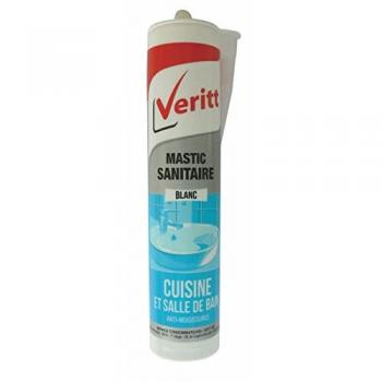 Mastic intérieur 280 ml blanc – protection joint salle de bain