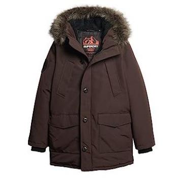 Chaqueta Superdry Everest marrón con capucha