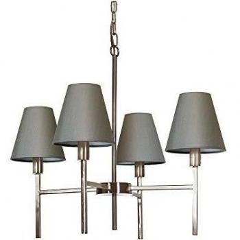 Paralume Grigio Lampadario 4 Luci Elstead