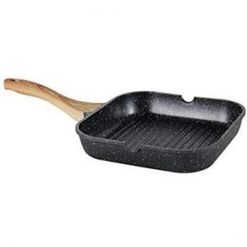 Haufson 24 cm All‑Purpose Grill Pan – PFOA Free, Durable Die Cast