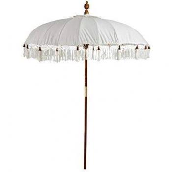 Parasol Nappé de Pompons