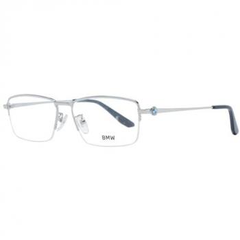 BMW BW5038-H 016 Men’s Silver Rectangle Frame – Blue Light Blocking