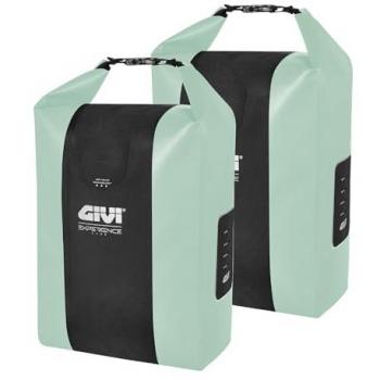 Borse Laterali Impermeabili Givi Junter 20+20 Litri Verde Salvia per Bici