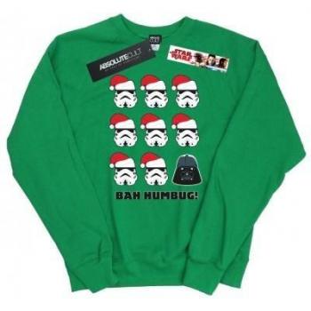 Star Wars Women’s Christmas Humbug Sweatshirt (White, XL)