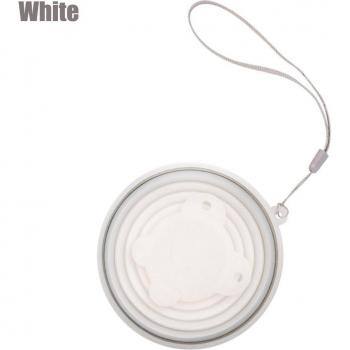 Taza de Silicona Plegable, 250ml, Tapa Cordón Incluida