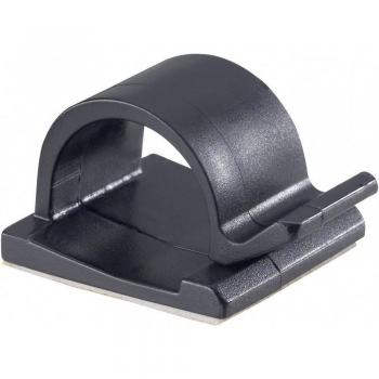PB Fastener 5439-SW Black Self-Adhesive Bundle Clip