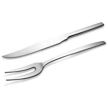 Gourmet Silver Slice Set – Knife & Fork
