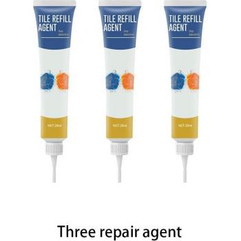 Mastic réparateur mural imperméable en porcelaine