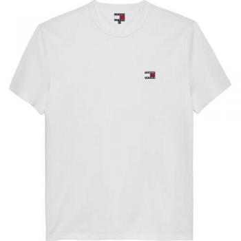 Tommy Jeans Unisex T-Shirt mit Aufnäher in Weiß