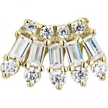 Piercing Suila de plata con baño de oro 18k