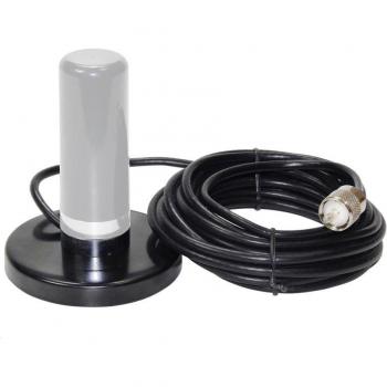 ABBREE AR-123 Magnetic Mount with 9CM Cable for Mobile Car Radio Antenna