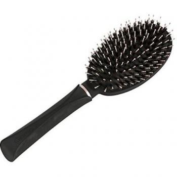 GLAMOUR STUDIO Brosse Pneumatique Double Empilage Antibactérien en bleu marine luxueux