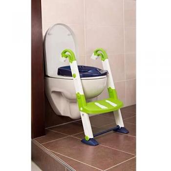 Rotho Babydesign KidsKit 3-in-1 Toilettentrainer, Ab 18-36 Monate, Aufbau-Maße zusammengeklappt: 41,5 x 25 x 67 cm
