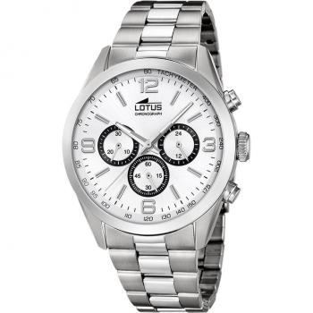 Lotus 18152/E Men's Quartz Timepiece – Stainless Steel Edition