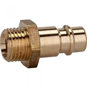 Nipppo Maschio per Tubazioni 7.2 mm con Tappo Nero MS DN 7.2 AG G 3/8″ Promat