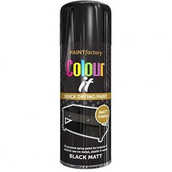 Black Matte Wood Finish Spray 400ml