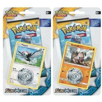 Confezione Pokémon Sole e Luna Blister 1 Busta + Moneta