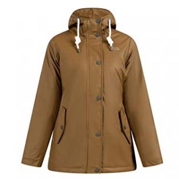 Icebound City Rain Jacke für Frauen mit Teddy-Futter, M