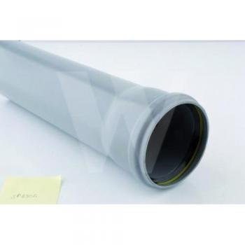 Soil Plain Ended 3m Pipe Grey 110mm