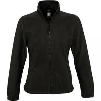 Polo Noir Sols North – veste polaire femme à manches longues – sports d’hiver