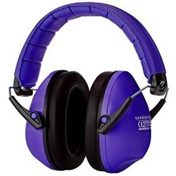 KidGuard™ Earmuffs with Adjusted Headband – Purple Edition