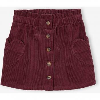 Velours à Poches VERTBAUDET Jupe Chic Mauve