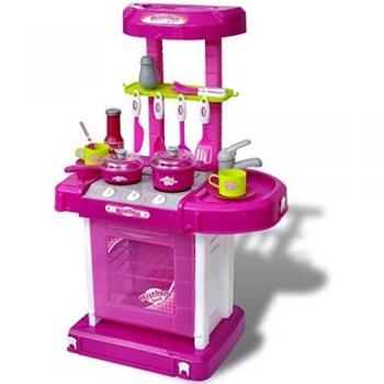 Kids Toy Kitchen Set with Sound and Light