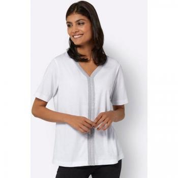 Unifarbenes Damen T-Shirt