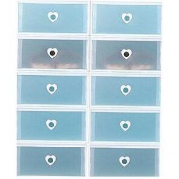 Coffre Chaussures Transparent – Organisateur de Papeterie