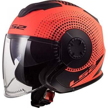 Casco Abierto LS2 OF570 Verso Spin-Matt Anaranjado 2019